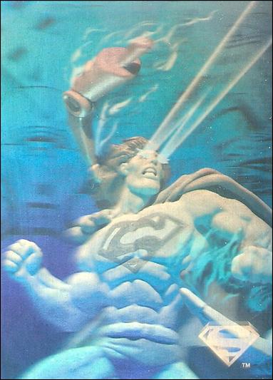 Superman Holo Series (Silver Hologram Base Set) card 9 Looking Hot! 