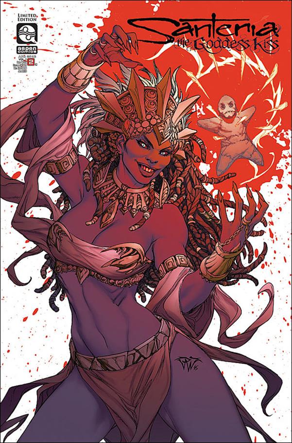 Santeria: The Goddess Kiss issue 2-C Paolo Pantalena 1:10 Cover