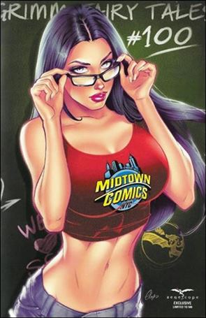 Grimm Fairy Tales (2005) issue 100-P Elias Chatzoudis Midtown Comics Cover 1/500
