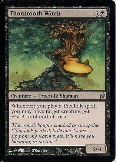 Magic the Gathering: Lorwyn (Base Set) card 144 Thorntooth Witch