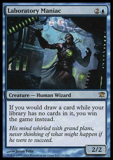 Magic the Gathering: Innistrad (Base Set) card 61 Laboratory Maniac