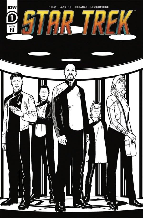 Star Trek (2022) issue 1-F Ramon Rosanas 1:25 Black & White Cover
