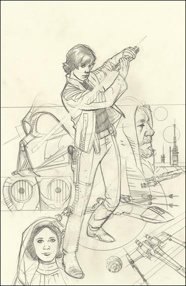 Star Wars: Rebel Heist issue 4-C Adam Hughes 1:40 Virgin Sketch Cover