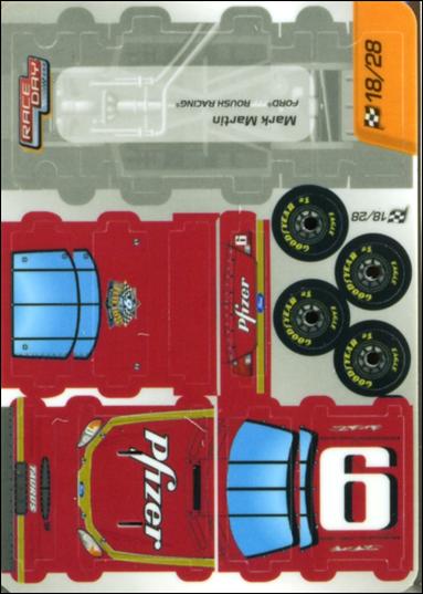 NASCAR Race Day 2006 Series 1 (Base Set) card 18.2 Mark Martin