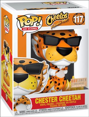 POP! Ad Icons figure 117 Chester Cheetah (Glow) BoxLunch Exclusive
