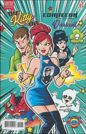 Die Kitty Die issue 1-F Dan Parent Montreal Comicon Cover