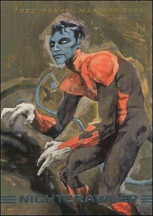 1993 Marvel Masterpieces (Base Set) card 72 Nightcrawler