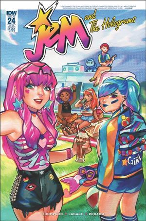 Jem and the Holograms issue 24-B Rian Gonzalez Subscription Cover