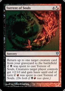 Magic the Gathering: Duel Decks: Sorin vs. Tibalt (Base Set) card 71 Torrent of Souls