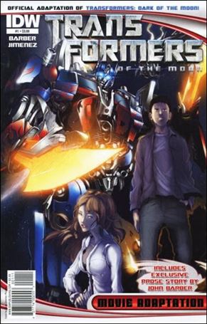 Transformers: Dark of the Moon Movie Adaptation Cover Image 1