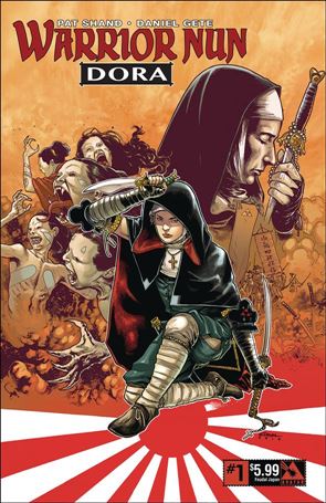 Warrior Nun Dora issue 1-J Gabriel Andrade Feudal Japan Cover