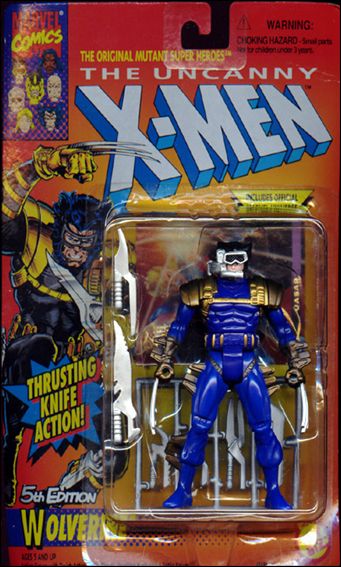 X-Men 5" Action Figures figure 22-C Wolverine (5th Edition); Blue Costume