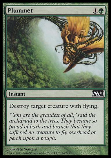 Magic the Gathering: 2011 Core Set (Base Set) card 190 Plummet