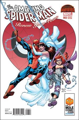 Amazing Spider-Man: Renew Your Vows (2015) issue 3-G Todd Nauck La Mole Comic Con Cover 