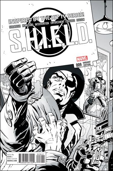 S.H.I.E.L.D. (2015) issue 9-D Jack Kirby & Jim Steranko 1:75 Black & White Cover