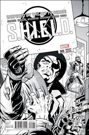 S.H.I.E.L.D. (2015) issue 9-D Jack Kirby & Jim Steranko 1:75 Black & White Cover