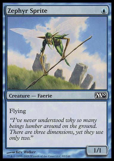 Magic the Gathering: 2010 Core Set (Base Set) card 82 Zephyr Sprite