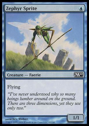 Magic the Gathering: 2010 Core Set (Base Set) card 82 Zephyr Sprite