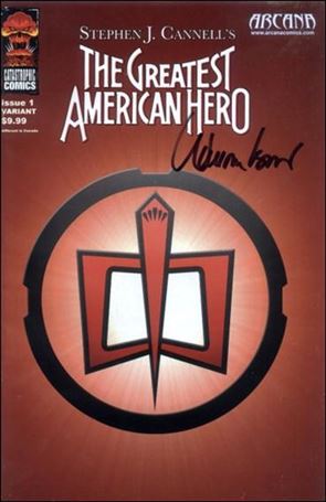 Greatest American Hero issue 1-B Red Cover (signed by William Katt) 1/750
