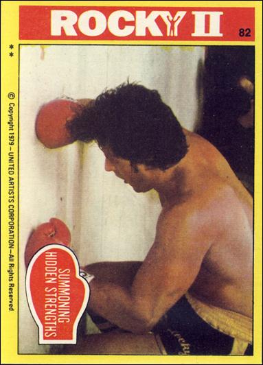 Rocky II (Base Set) card 82 Summoning Hidden Strengths