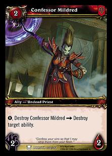 World of Warcraft: Heroes of Azeroth (Base Set) card 232 Confessor Mildred