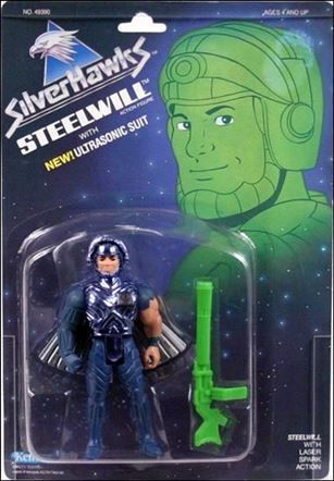 Silverhawks figure 18 Steelwill with Ultrasonic Suit