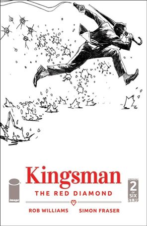 Kingsman: The Red Diamond issue 2-B Rafael Albuquerque Black and White Cover