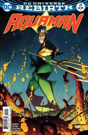 Aquaman (2016) issue 21-B Joshua Middleton Cover