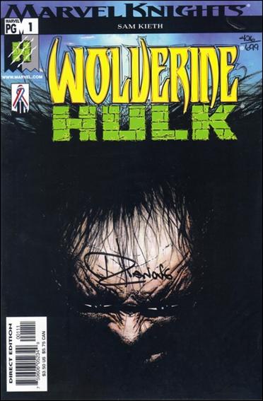 Wolverine/Hulk issue 1-B DF (Signed by Richard Isanove) 1/699