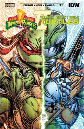 Mighty Morphin Power Rangers / Teenage Mutant Ninja Turtles II issue 3-B Eastman & Williams II Cover