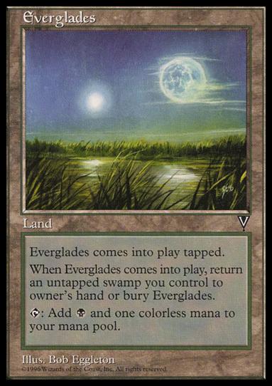 Magic the Gathering: Visions (Base Set) card 162 Everglades
