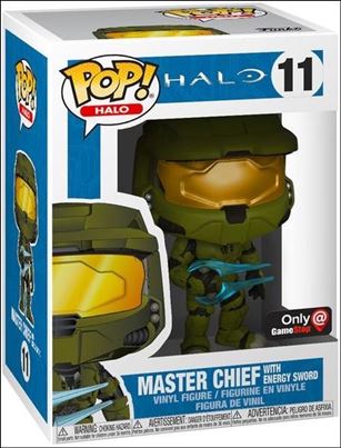 POP! Halo figure 11 Master Chief with Energy Sword GameStop Exclusive