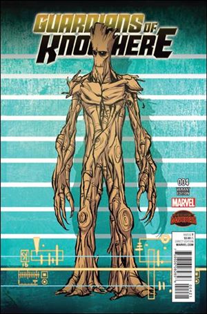 Guardians of Knowhere issue 4-B Skottie Young Groot Cover
