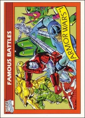 Marvel Universe: Series 1 (Base Set) card 108 Armor Wars I
