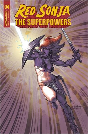 Red Sonja: The Superpowers issue 4-C Joseph Michael Linsner Cover