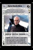 Star Wars: Coruscant Limited (Base Set) card 126 Supreme Chancellor Valorum (Alt. Image)