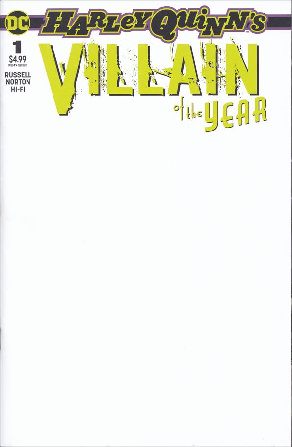 Harley Quinn: Villain of the Year issue 1-O Blank/Sketch Cover 