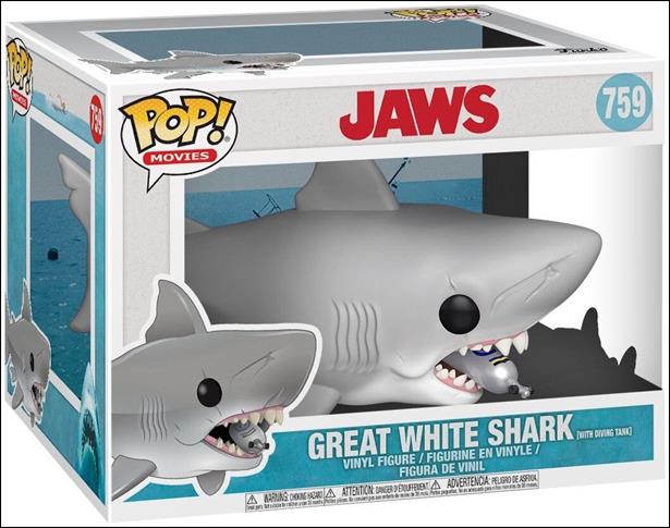 POP! Movies figure 759 Great White Shark (With Diving Tank)