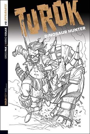 Turok: Dinosaur Hunter (2014) issue 2-G Craig Rousseau Black & White 