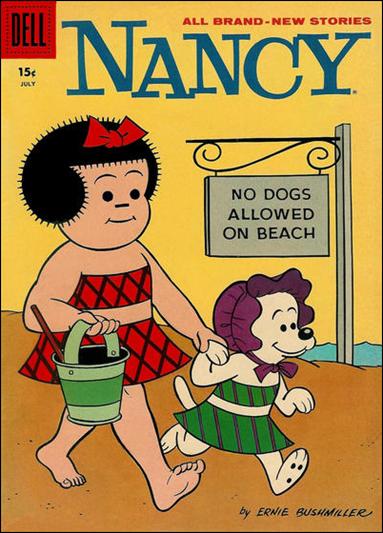 Nancy and Sluggo (1955) issue 156-B 15 Cent Cover