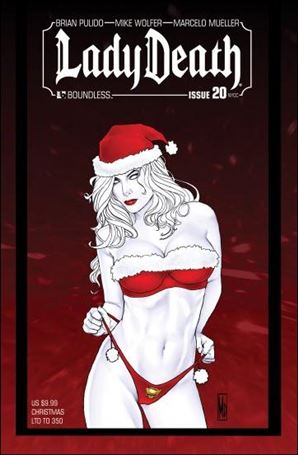 Lady Death (2010) issue 20-I New York Comic Con Christmas Cover 1/350