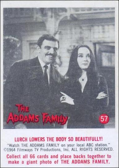 Addams Family (Base Set) card 57 Lurch Lowers the Body so Beautifully!