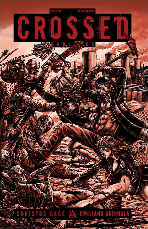 Crossed: Badlands issue 99-F Red Crossed Cover