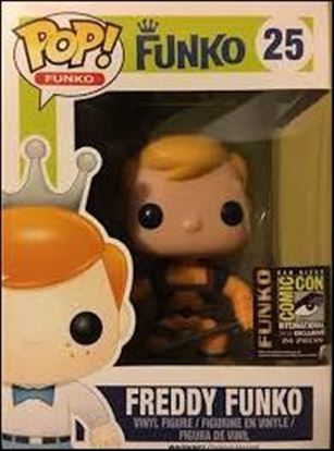 Pop! Funko - Freddy Funko figure 25-C Freddy Funko (Deadpool Orange). SDCC