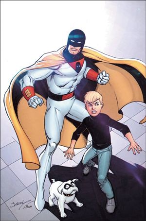 Space Ghost / Jonny Quest: Space Quest issue 3-N Mark Bagley Virgin 1:20 Cover