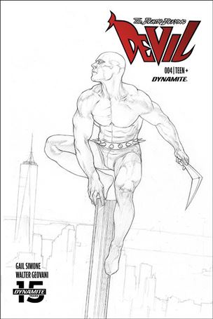 Death-Defying 'Devil (2019) issue 4-D Riccardo Federici 1:10 B&W Cover