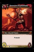 World of Warcraft: March of the Legion (Base Set) card 206 Tyrennius Scratheblade