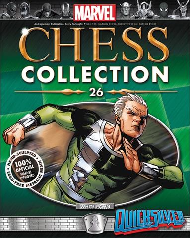 Marvel Chess Collection (UK) issue 26 Quicksilver (White Pawn)