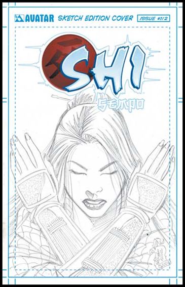 Shi: Sempo issue 1/2-E Sketch Cover