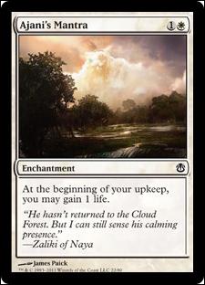 Magic the Gathering: Duel Decks: Ajani vs. Nicol Bolas card 22 Ajani's Mantra